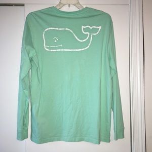 Men’s Vineyard Vines Whale Long Sleeve Tee- Large